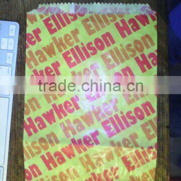 Greaseproof food paper bag