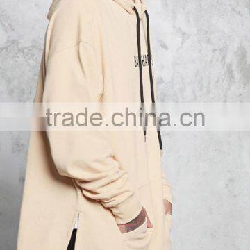 OEM Custom Baggy Mens Printing Longline Hoodies photo-2