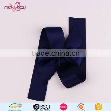 Pre-made Red Satin Ribbon Gift Wrapping Elastic Band Bow for Box photo-6