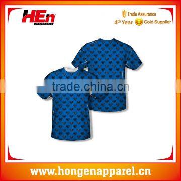 Hongen apparel New design casual sublimation t shirt design for men