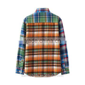 Flannel Shirt for Boy's Children Flannel Shirts Kids Flannel Checks Shirts photo-2