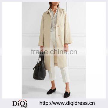 Wholesale Ladies Apparel Relaxed and Elegant Quilted Cotton-blend poplin Shell Down Jacket(DQE0386C)