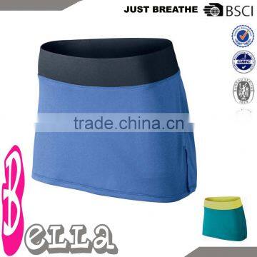 Womens Tennis Skirt Built in Compression Shorts