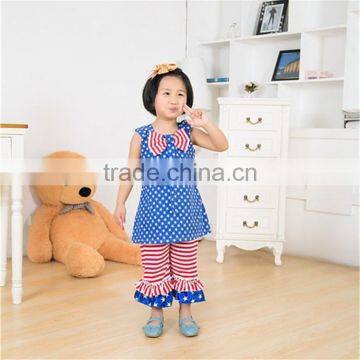 High Quality 4th of July 2 Pieces Outfits for Baby Girls photo-3