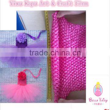 Crochet Tube Top Baby Tutu Top Wide Crochet Headband photo-4