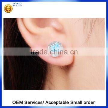 Factory Top Sale 925 Sterling Silver AAA Zircon Earrings With Stud photo-5