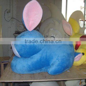 Big Rabbit Promotion for display Mascot Costume/Fur Rabbit Mascot Costume