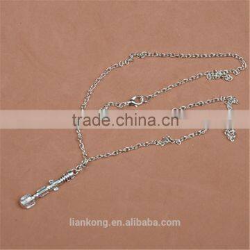 Punk Heavy Metal Fashion Doctor Who Box Blue Enamel 3D Tardis Blue Necklace photo-6