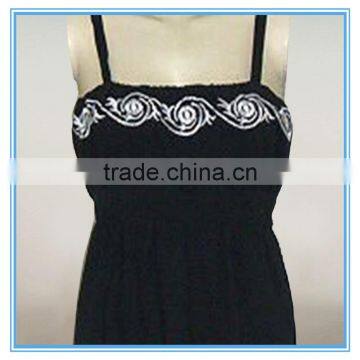 2016 Latest African Bazin Hand Embroidery Design Dress For Girls Ethnic Dress photo-2