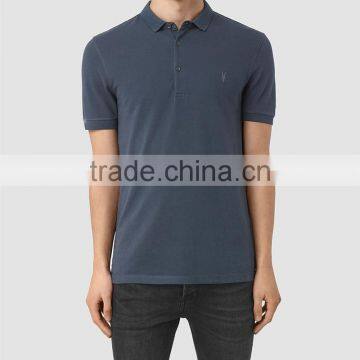 MGOO Custom Made 100% Pima Cotton Polo Shirts For Men Short Sleeves Rib Cuff Mens Tops Chest Logo Embroidery photo-2