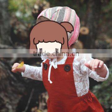 Baby Lovely Red Cotton Kids Clothing Summer Rompers Children Boutique Clothes photo-3