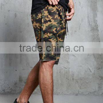 Wholesale Mens Drop Crotch Sweat Shorts Mens Casual Camouflage Shorts photo-5