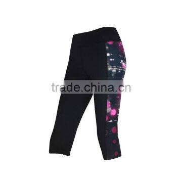 Women High Waist Slim Fit Starlight Pattern Yoga Pants Wholesale photo-2