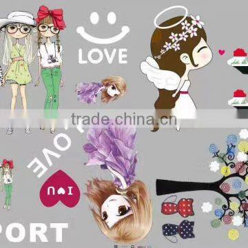 China Good Washable Cartoon Characters Offset Logo on Garments Heat Transfer Printing photo-2