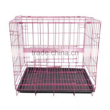 Animal Rabbit Birds Dog Cat Small Steel Cage Colorful Thicken Pet House photo-2