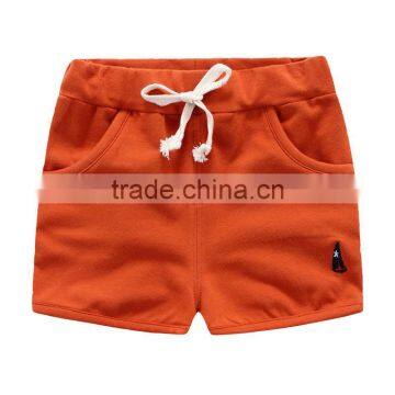 New Style Solid Color Knitted Boys Wholesale Shorts photo-3