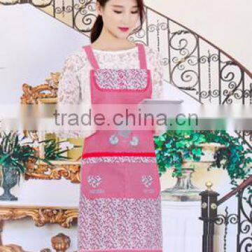 Factory Direct Double Thick Waterproof Coat and Anti-oil Kitchen Princess Apron Custom Gift Advertising photo-3