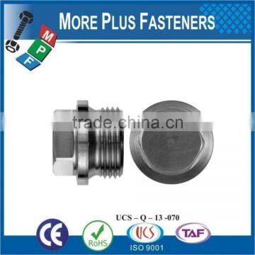 Made in Taiwan Hexagon Head Pipe Plugs DIN 910 photo-3