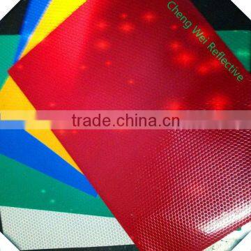 Factory waterproof aluminum 3m diamond engineering grade reflective sheet film for traffic sign