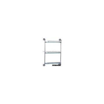 Triplex glass shelf