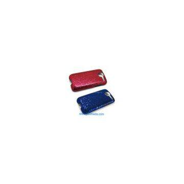 Hard Back Case Blue+Red Bling Bling Cover Skin for HTC Google DESIRE BRAVO G7