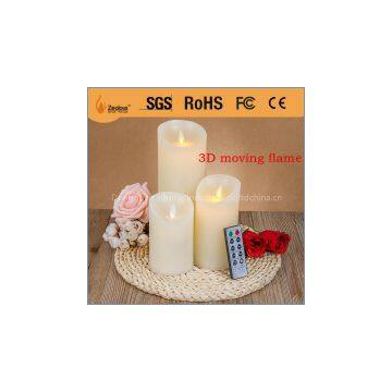 Hot selling flicker wax led candle