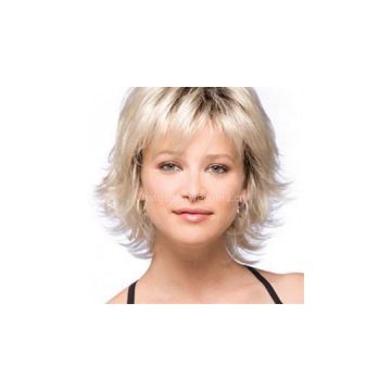 Soft Blonde Straight Synthetic Wigs