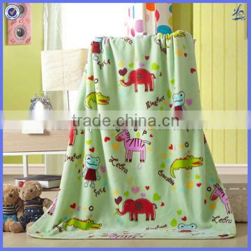 fleece baby blanket/horse print fleece bed blanket