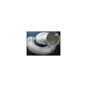 Hydroponics Aluminium Foil Fire Rated Flexible Duct 5 Inch Small Bending Radius