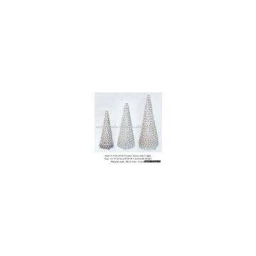 Crystal tower with T-light