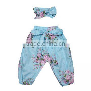 Baby Girls Clothes Long Leg Elastic Band Cotton Baby Harem Pants