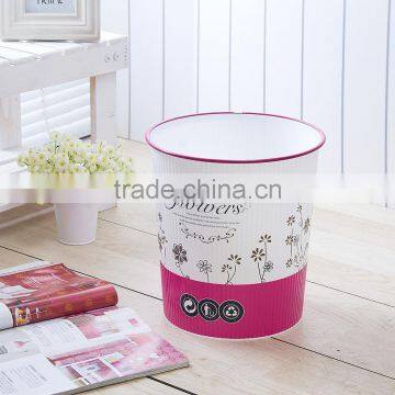 plastic dustbin,cartoon dustbin,colourful mini dustbin,homeware