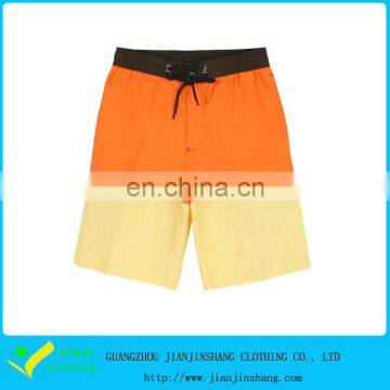 Nice Custom Made Color Block Trainning Sports Shorts For Men