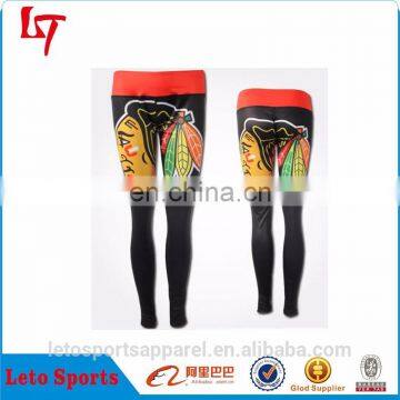 custom sublimation leggings for women fitness sports Yoga Pants Sportswear Wear