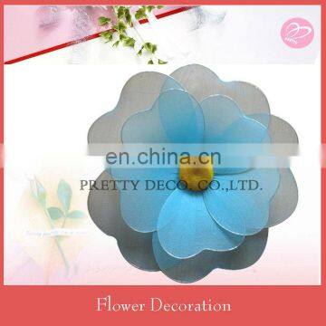 Blue Nylon stocking flower