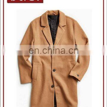 European Mens Long Wool Winter Coat Outwear