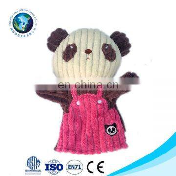 Yiwu Factory Hand Puppet Plush Animal Panda Puppet