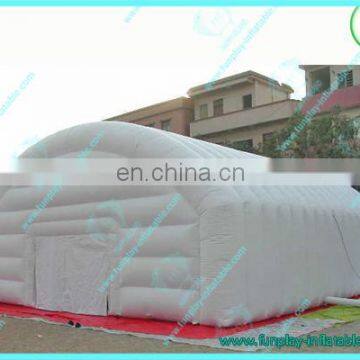 HI white color inflatable cube tent, giant commercial inflatable transparent bubble tent