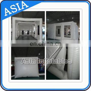 custom white Inflatable spray booth Inflatable car spray tent Inflatable paint booth