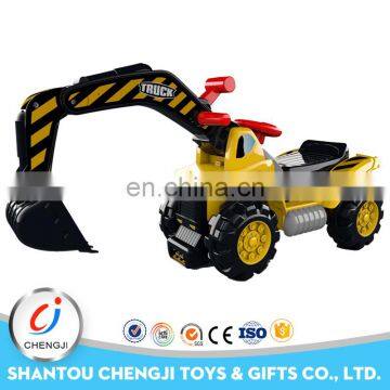 Most attractive factory supply wheel car kids ride on toy excavator