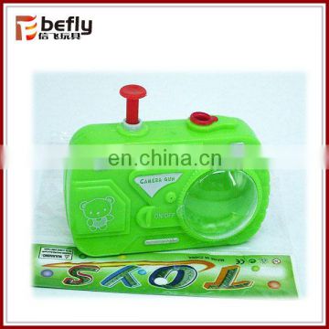 8.7cm green plastic toy water gun camera