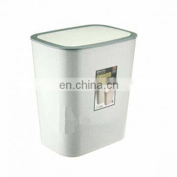 2014 rectangle plastic dustbin with cover