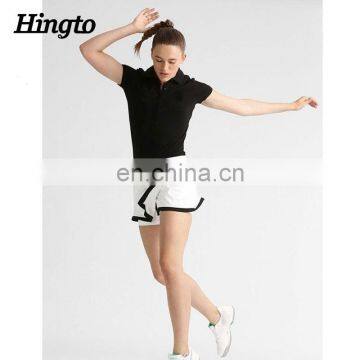 Hot sale college tennis match wear fashion design ,custom white color tennis sports skirts women wear