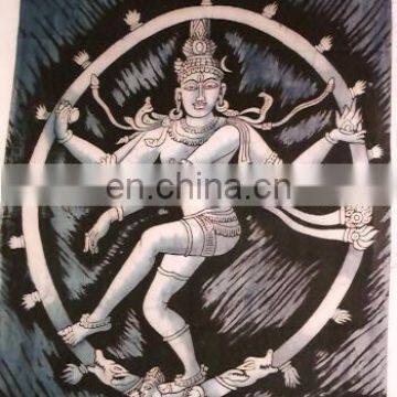 Batik Printed INDIAN GODS PRINTED WALL HANGINGS photo-2