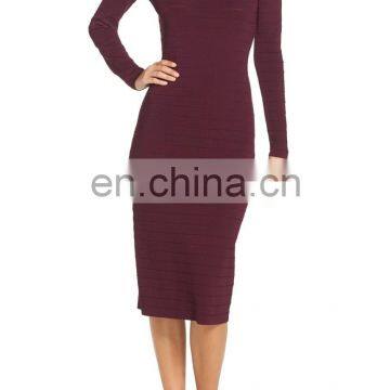 MIKA2460 Off Shoulder Bodycon Dress