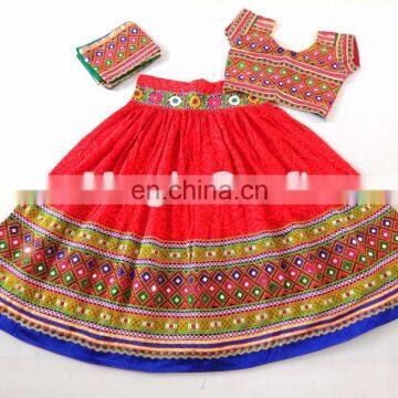 Cotton Chaniya Ghagra Choli - Rabari banjara Chaniya Choli- Bandhej Navratri Garba Chaniya Choli