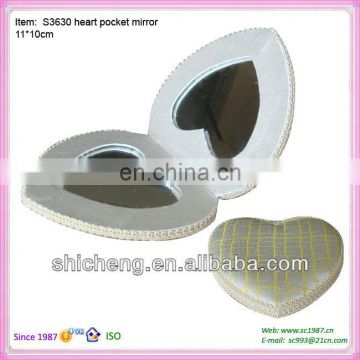 foldable small and fashionable pocket mirror for promotional gift with the best quality