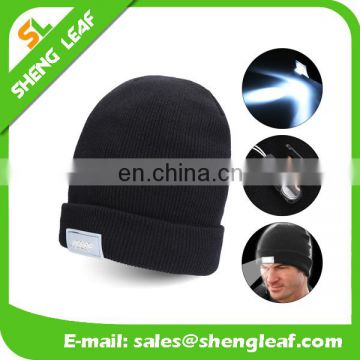 2016 hot sale of LED beanie, led beanie hat