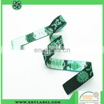 Polyester satin label ribbon/ navy style polyester ribbon