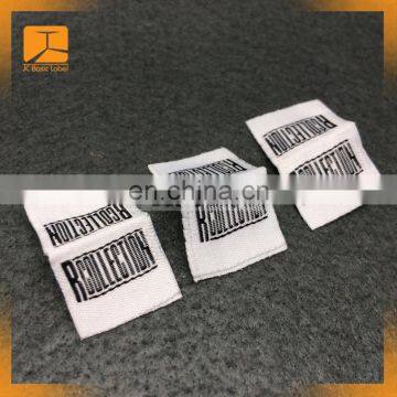 Well Made High Quality Soft Skin Care Woven Label Canvas Clothing Label photo-6